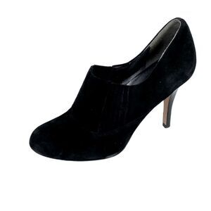 Cole Haan Women's Talia Black Suede Leather Stiletto High Heel Bootie Size 8.5